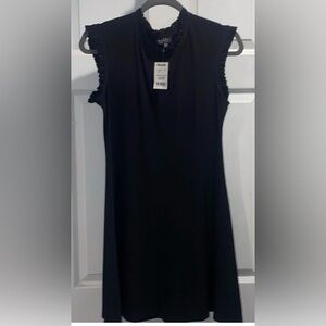 NWT NICOLE MILLER NEW YORK BLACK MINI DRESS SIZE MEDIUM